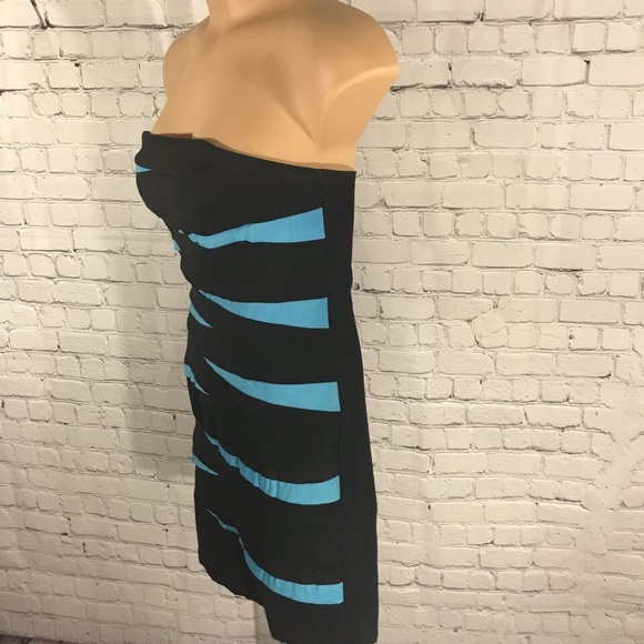 Jessica McClintock Strapless Cocktail Party Dress - Picture 4 of 7